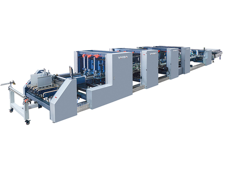 Trombone Unit Corrugated Folder Gluing Machine YJM-G1650SL