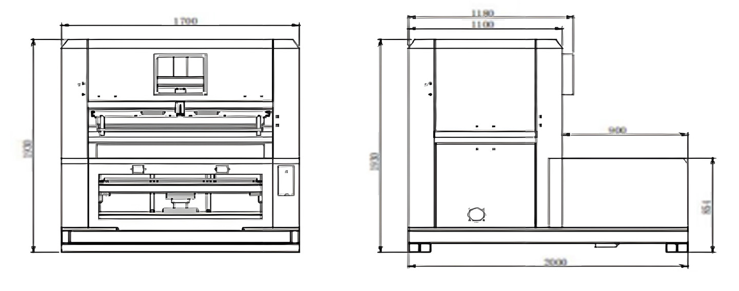 Full Page Stripping Blanking Machine HW-1080